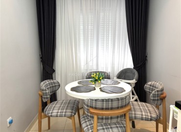 Стильная трехкомнатная квартира, 85м², в современном доме с парковкой в центре Алании, в 250 метрах от пляжа Клеопатра. ID-18414 фото-12