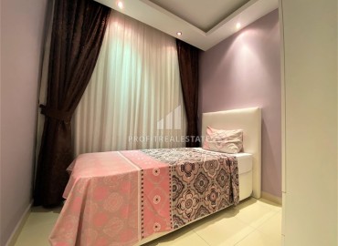 Стильная трехкомнатная квартира, 85м², в современном доме с парковкой в центре Алании, в 250 метрах от пляжа Клеопатра. ID-18414 фото-15