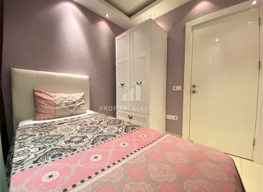 Стильная трехкомнатная квартира, 85м², в современном доме с парковкой в центре Алании, в 250 метрах от пляжа Клеопатра. ID-18414 фото-16