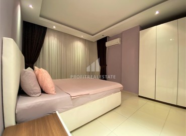 Стильная трехкомнатная квартира, 85м², в современном доме с парковкой в центре Алании, в 250 метрах от пляжа Клеопатра. ID-18414 фото-20