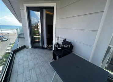 Уютная двухкомнатная квартира, 82,5м², в новостройке премиум класса на первой береговой линии в центре Алании под ВНЖ ID-18421 фото-10