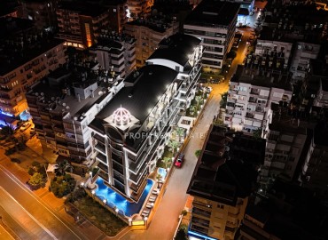 Уютная двухкомнатная квартира, 82,5м², в новостройке премиум класса на первой береговой линии в центре Алании под ВНЖ ID-18421 фото-13