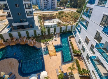 Апартаменты 1+1, 60м², с чистовой отделкой в элитном новом комплексе в районе Махмутлар, Алания ID-18422 фото-15