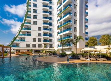 Апартаменты 1+1, 60м², с чистовой отделкой в элитном новом комплексе в районе Махмутлар, Алания ID-18422 фото-17