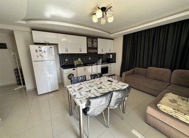 Уютные апартаменты с одной спальней, 65м², в резиденции с бассейном в Махмутларе, Алания в 300 метрах от моря ID-18430 фото-3