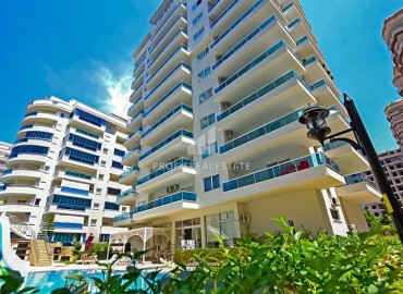 Элегантный пентхаус с двумя спальнями, 120м², в комфортабельном комплексе у моря в Махмутларе, Алания ID-18431 фото-1