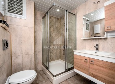 Элегантный пентхаус с двумя спальнями, 120м², в комфортабельном комплексе у моря в Махмутларе, Алания ID-18431 фото-8