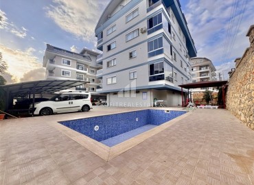 Меблированная квартира 1+1, 50м² в современной комплексе с бассейном в районе Оба, Алания ID-18434 фото-1