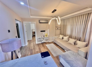 Меблированная квартира 1+1, 50м² в современной комплексе с бассейном в районе Оба, Алания ID-18434 фото-3