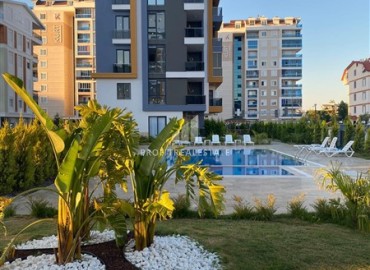 Готовая к проживанию, двухкомнатная квартира, 50м², в новом комплексе с инфраструктурой в районе Газипаша, Алания ID-18436 фото-1