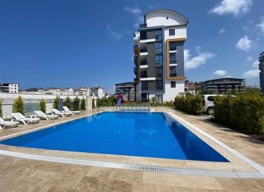 Готовая к проживанию, двухкомнатная квартира, 50м², в новом комплексе с инфраструктурой в районе Газипаша, Алания ID-18436 фото-9