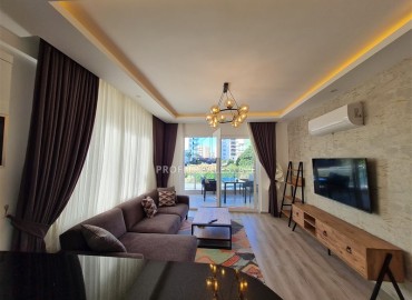 Уютные апартаменты с одной спальней, 50м², в резиденции с хорошей инфраструктурой в 300м от моря в Махмутларе, Алания ID-18438 фото-2