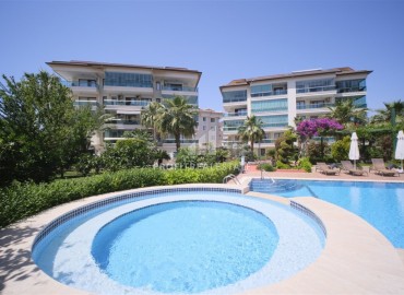 Стильная трехкомнатная квартира, 110м², в комплексе премиум класса, близко к морю в районе Оба, Алания, под ВНЖ ID-18440 фото-1