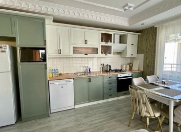 Трехкомнатная квартира, 110м², с дизайнерским интерьером в 1000м от моря в районе Алании Тосмур ID-18446 фото-3