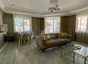 Трехкомнатная квартира, 110м², с дизайнерским интерьером в 1000м от моря в районе Алании Тосмур ID-18446 фото-5