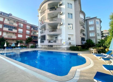 Комфортабельная трехкомнатная квартира, 105м² в комплексе с бассейном в 250м от моря в районе Оба, Алания. ID-18450 фото-12