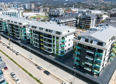 Готовая к проживанию, квартира 1+1, 50м², в новом комплексе премиум класса с собственным пляжем в Каргыджаке, Алания ID-18452 фото-1