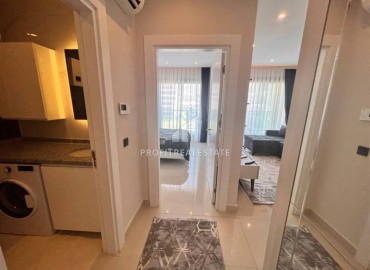 Готовая к проживанию, квартира 1+1, 50м², в новом комплексе премиум класса с собственным пляжем в Каргыджаке, Алания ID-18452 фото-4