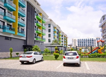 Готовая к проживанию, квартира 1+1, 50м², в новом комплексе премиум класса с собственным пляжем в Каргыджаке, Алания ID-18452 фото-12