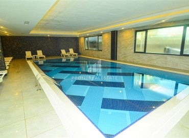 Готовая к проживанию, квартира 1+1, 50м², в новом комплексе премиум класса с собственным пляжем в Каргыджаке, Алания ID-18452 фото-19