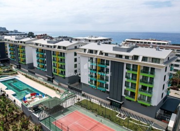 Меблированная трехкомнатная комнатная квартира, 110м², в комплексе премиум класса в районе Алании Каргыджак по отличной цене ID-18453 фото-1