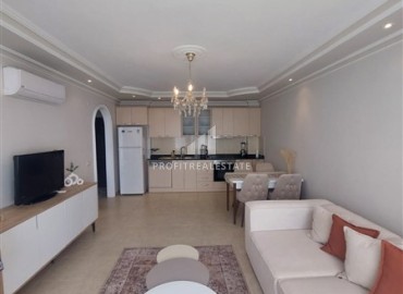 Aрендa квартиры с возможностью получения ВНЖ на долгосрочную аренду  1+1 с видом на море в  Алании, район Джикджилли. ID-18454 фото-1