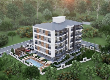 Трехкомнатные квартиры, 80м², в проекте с инфраструктурой, на начальном этапе строительства в Анталии, Кепез, Варсак ID-18458 фото-18