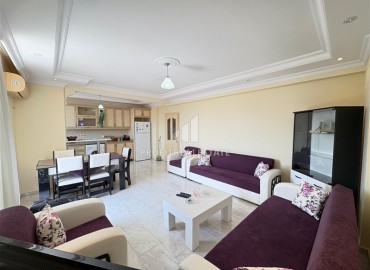 Симпатичная трехкомнатная квартира, 110м², с видом на горы в комплексе с бассейном в Джикджилли, Алания ID-18464 фото-3