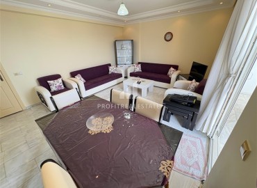 Симпатичная трехкомнатная квартира, 110м², с видом на горы в комплексе с бассейном в Джикджилли, Алания ID-18464 фото-4