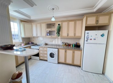 Симпатичная трехкомнатная квартира, 110м², с видом на горы в комплексе с бассейном в Джикджилли, Алания ID-18464 фото-5