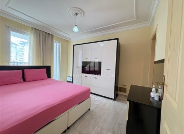 Симпатичная трехкомнатная квартира, 110м², с видом на горы в комплексе с бассейном в Джикджилли, Алания ID-18464 фото-12