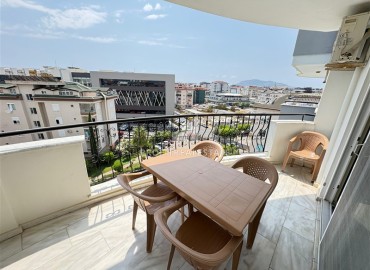 Симпатичная трехкомнатная квартира, 110м², с видом на горы в комплексе с бассейном в Джикджилли, Алания ID-18464 фото-14