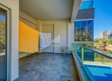 Трехкомнатная квартира, 80м², с видом на горы, в комплексе с бассейном у моря в Махмутларе, Алания. ID-18468 фото-13