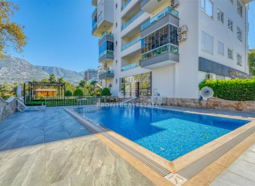 Трехкомнатная квартира, 80м², с видом на горы, в комплексе с бассейном у моря в Махмутларе, Алания. ID-18468 фото-19