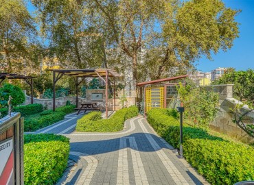 Трехкомнатная квартира, 80м², с видом на горы, в комплексе с бассейном у моря в Махмутларе, Алания. ID-18468 фото-20