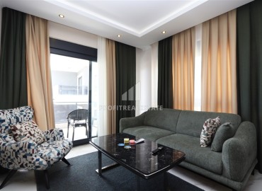 Уютная двухкомнатная квартира, 55м², в новой резиденции премиум класса в Конаклы, Алания, 300м от моря ID-18471 фото-2