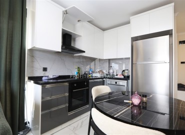 Уютная двухкомнатная квартира, 55м², в новой резиденции премиум класса в Конаклы, Алания, 300м от моря ID-18471 фото-5