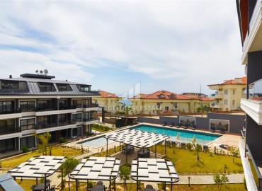 Уютная двухкомнатная квартира, 55м², в новой резиденции премиум класса в Конаклы, Алания, 300м от моря ID-18471 фото-11
