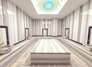 Уютная двухкомнатная квартира, 55м², в новой резиденции премиум класса в Конаклы, Алания, 300м от моря ID-18471 фото-19