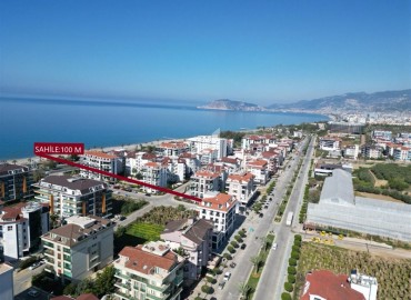 Двухкомнатная квартира, 60м², в новом комплексе с бассейном в Кестеле, Алания, в 200 метрах от моря ID-18472 фото-11