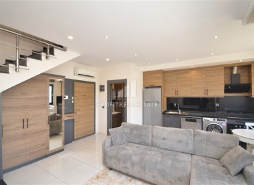 Стильный дуплекс с одной спальней, 85м², в современном комплексе с хорошей инфраструктурой в районе Оба, Алания под ВНЖ ID-18344 фото-6