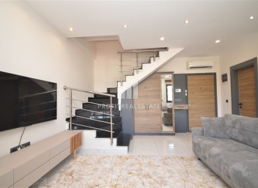 Стильный дуплекс с одной спальней, 85м², в современном комплексе с хорошей инфраструктурой в районе Оба, Алания под ВНЖ ID-18344 фото-8