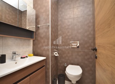 Стильный дуплекс с одной спальней, 85м², в современном комплексе с хорошей инфраструктурой в районе Оба, Алания под ВНЖ ID-18344 фото-11