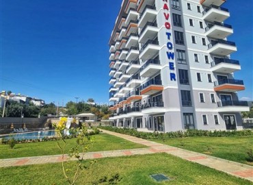 Апартаменты с одной спальней, 55м², в новом комплексе с отельной инфраструктурой и частным пляжем в районе Алании - Демирташ ID-18474 фото-5