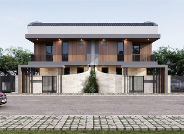 Элегантные частные новые виллы 6+1, 300м², с бассейном, в районе Анталии Гюзельоба, микрорайон Кунду, под гражданство. ID-18479 фото-3