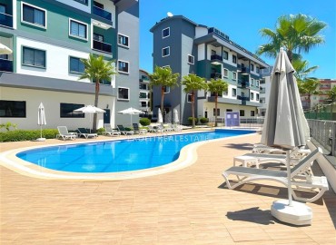 Квартира с одной спальней, 50м², в новом комплексе с хорошей инфраструктурой в районе Оба, Алания ID-18484 фото-1