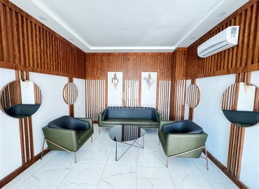 Квартира с одной спальней, 50м², в новом комплексе с хорошей инфраструктурой в районе Оба, Алания ID-18484 фото-11