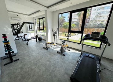 Квартира с одной спальней, 50м², в новом комплексе с хорошей инфраструктурой в районе Оба, Алания ID-18484 фото-13