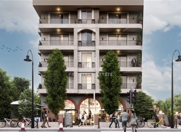 Трехкомнатные квартиры с отдельной кухней, 100м², в доме с парковкой на начальном этапе строительства в центре Алании ID-18486 фото-2