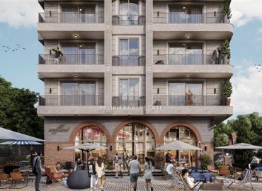 Трехкомнатные квартиры с отдельной кухней, 100м², в доме с парковкой на начальном этапе строительства в центре Алании ID-18486 фото-3